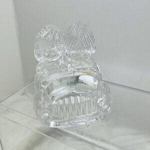 VTG Precious Moments 1989 Lead Crystal Wishing You Roads Of Happiness 636460